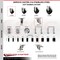 Service Caster 3 Inch 316SS Soft Rubber Wheel Swivel 1-1/2 Inch Expanding Stem Caster Set SCC SCC-SS316EX20S314-SRS-112-4 - alternate 3